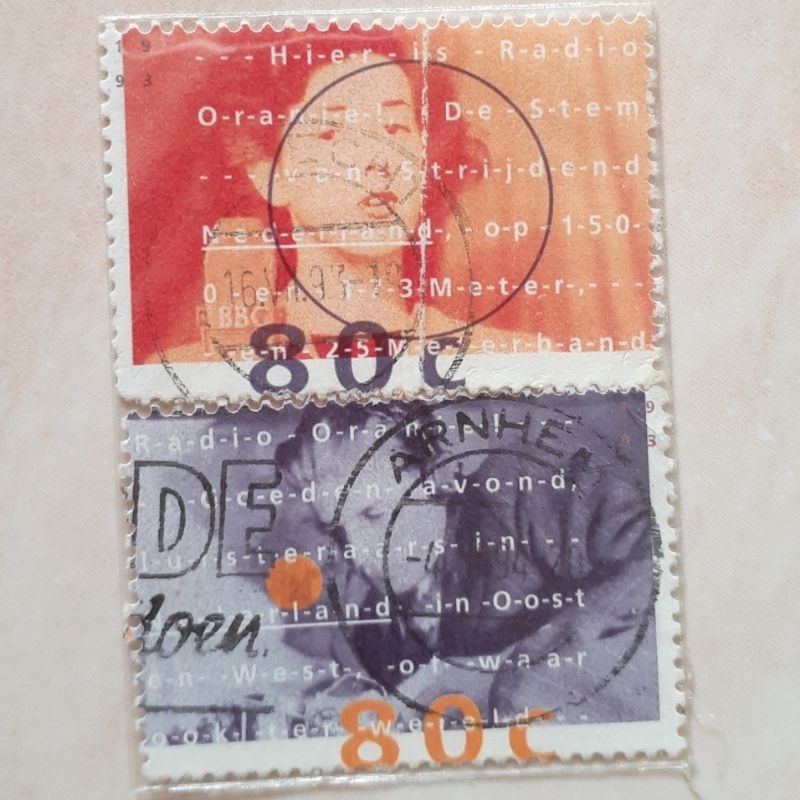 

Perangko Belanda Radio Orange Tahun 1993 set lengkap 2pcs