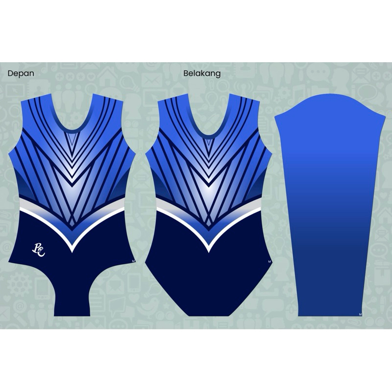 BCGYM - Gymnastics Leotard Anak Bleza / Baju Gymnastic Anak / Baju Senam Artistik