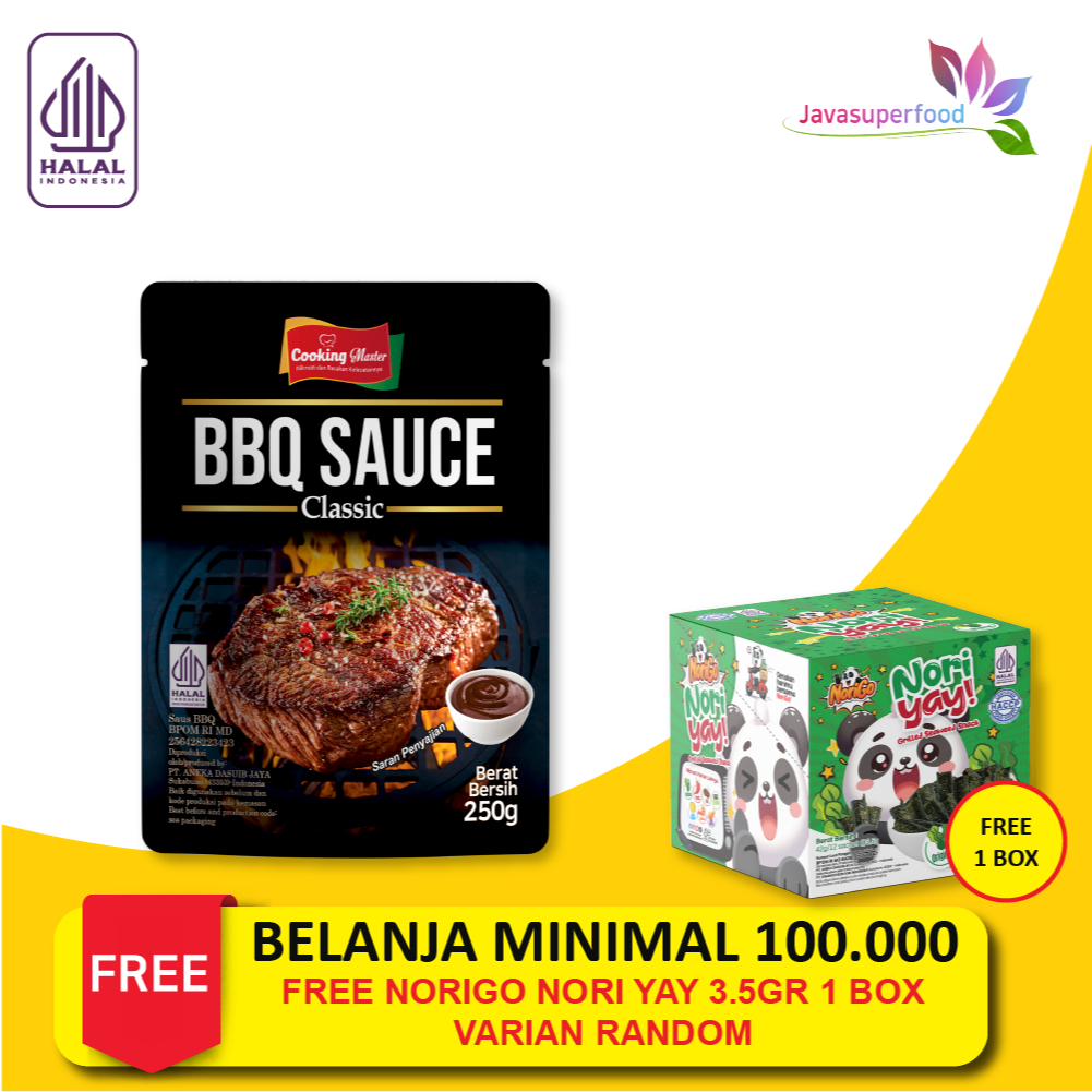 

[HALAL] Saus BBQ korea 250gr / Sauce daging BBQ STEAK