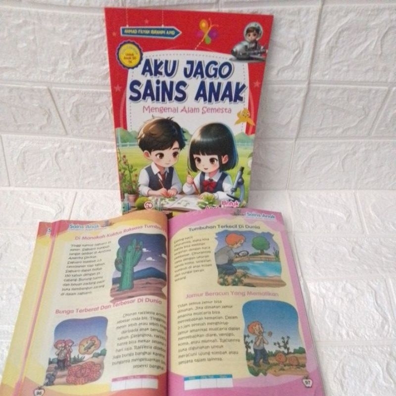 Buku Aku Jago Sains - SJ - Buku anak TK & SD