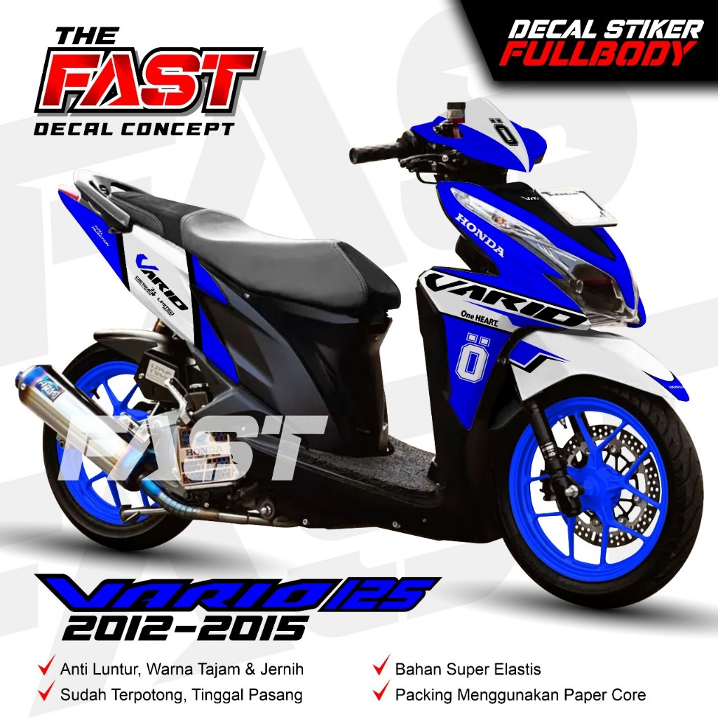 TERBARU Stiker Decal Honda Vario 125 Old 2012-2015 OHLINS Full Body / Stiker Dekal Variasi Vario 125