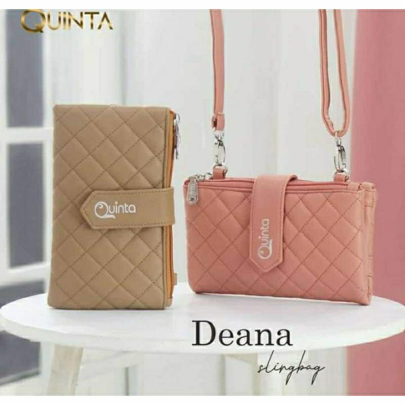 Quinta Deana Slingbag Exclusive Produk / Dompet Wanita & Tas Selempang Cewek Premium Kekinian