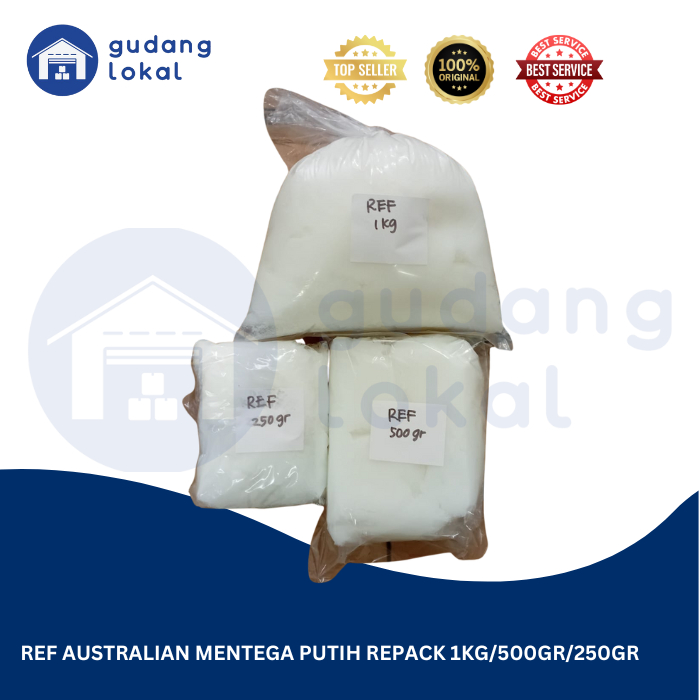 

Mentega Putih REF Australia Shortening 1kg/500gr/250gr