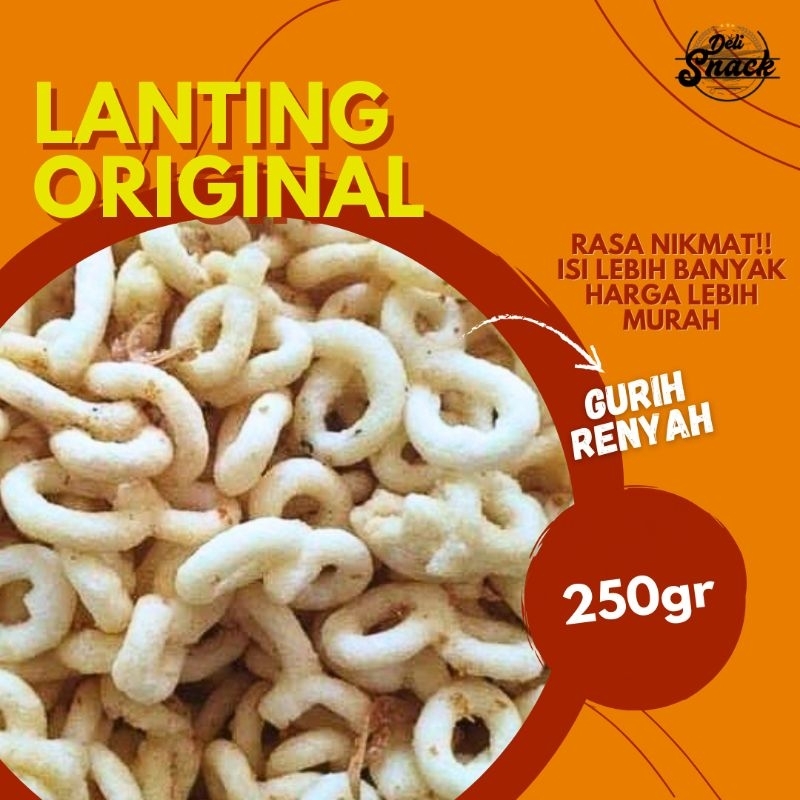 

[250gr] LANTING GURIH SNACK GROSIR | Delisnack