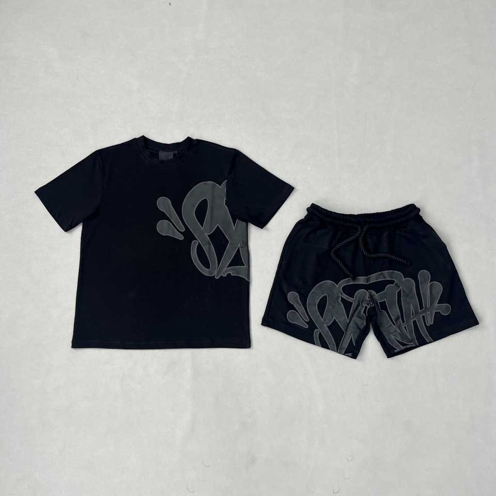 Syna World Syna Logo Tee & Shorts Set - Black