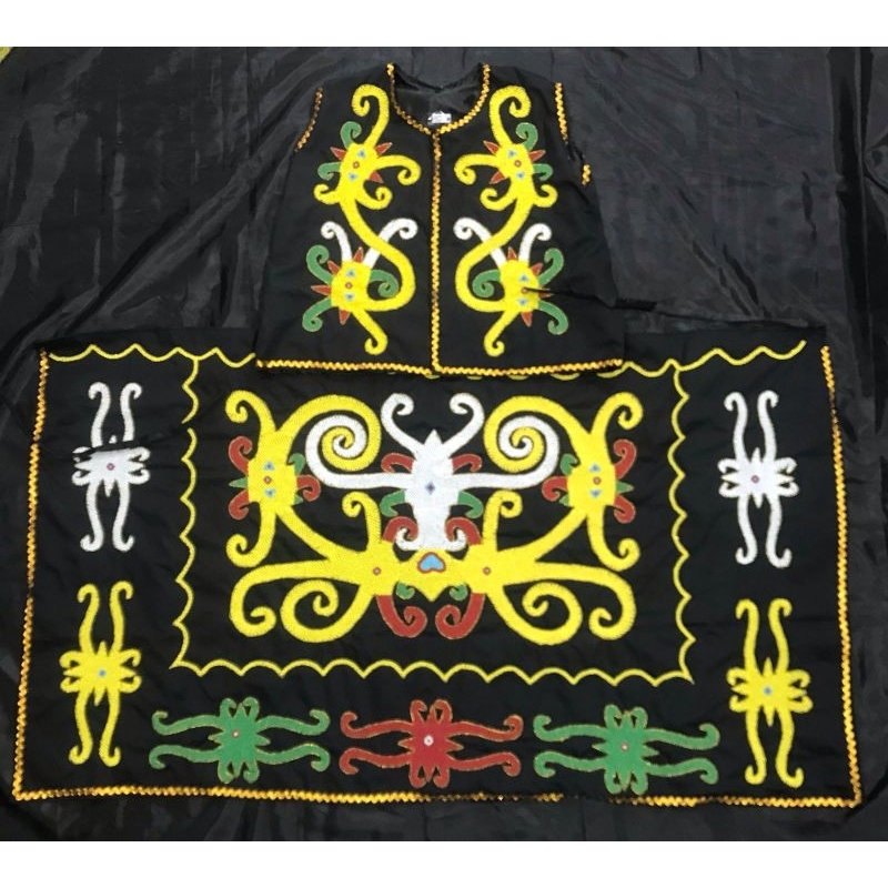 BAJU DAYAK FULL MANIK CEWE | BAJU DAYAK DEWASA | BAJU DAYAK TK | BAJU DAYAK