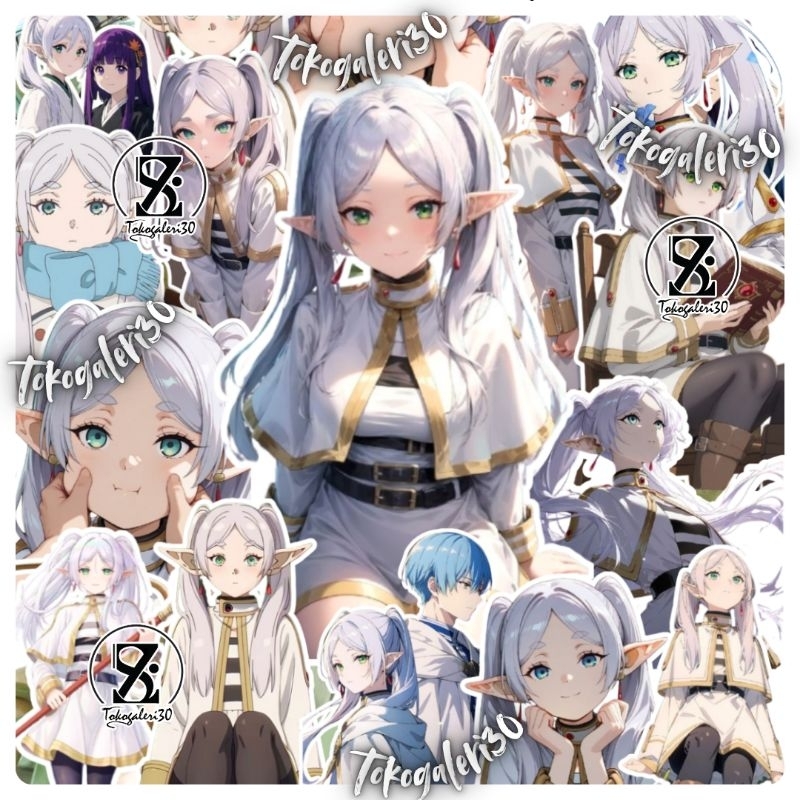 

STIKER FRIEREN STIKER ANIME WATERPROOF SUDAH CUTTING ISI 20 PCS