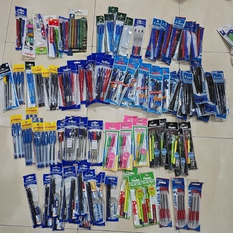 

Flash Sale Alat Tulis Bolpoint Bolpen Pulpen Pena Pilot Pentel Artline Snowman Faber Castle Staedtler
