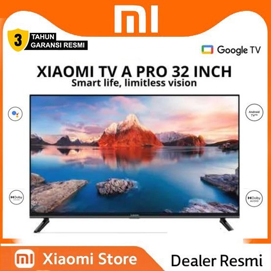 XIAOMI TV A PRO 32 2026  INCH SMART TV ANDROID SMART GOOGLE ANDROID GARANSI RESMI