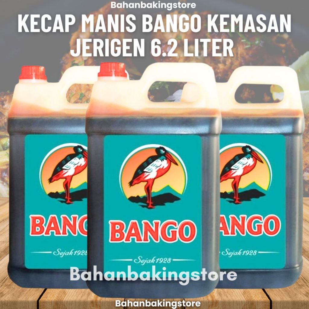 

KECAP MANIS BANGO KEMASAN JERIGEN 6.2 LITER ASLI