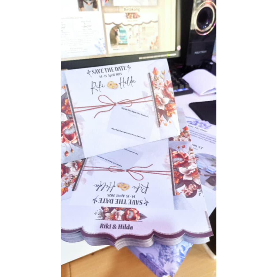 UNDANGAN PERNIKAHAN UNDUH MANTU KASIH FOTO MURAH