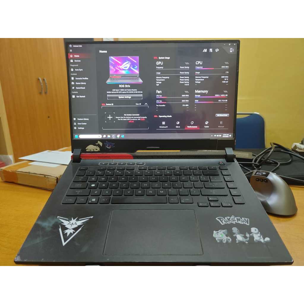 LAPTOP ASUS ROG RTX 3070 8GB 16GB RAM 1-1.5 TB SSD RYZEN 7 5800H 99Wth 300Hz Display RGB PERKEY Not 