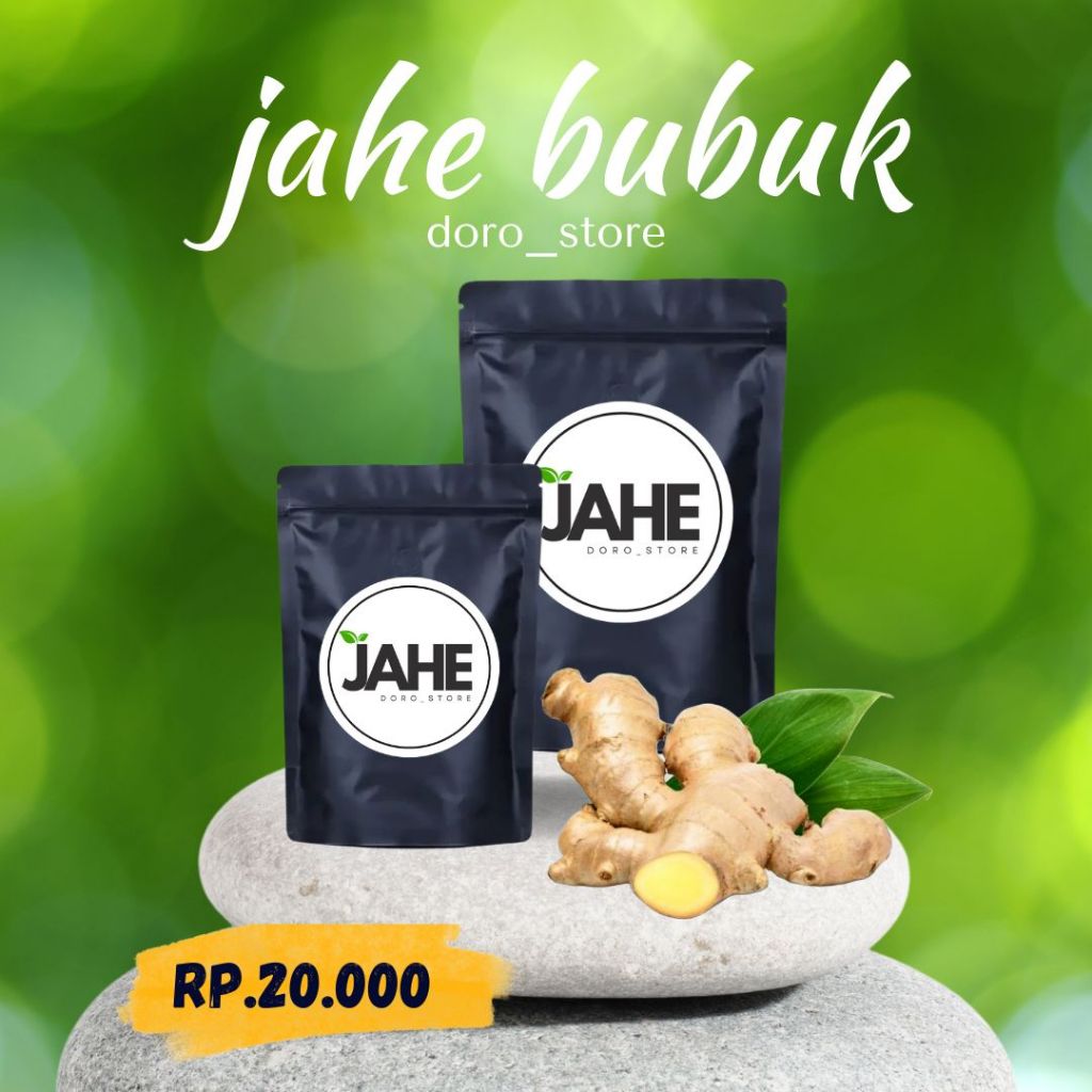 

( 100 GR ) JAHE BUBUK TANPA GULA