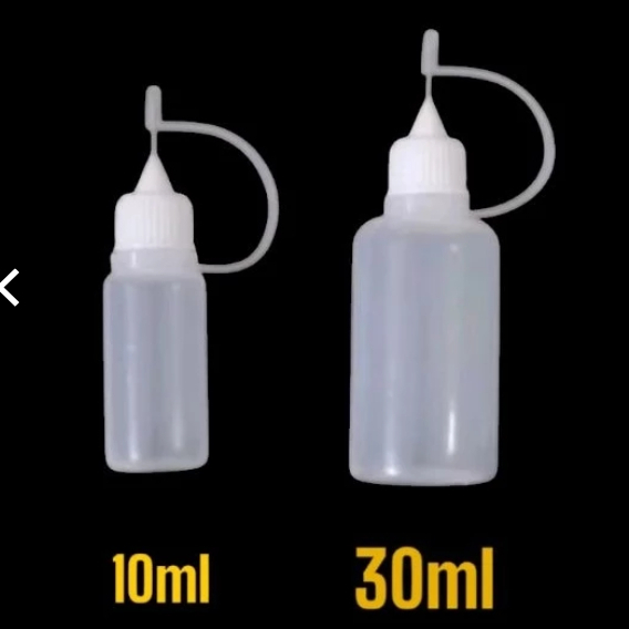 Botol tetes jarum 30ml kosong liquid plastik  30 ml cc 10ml 10