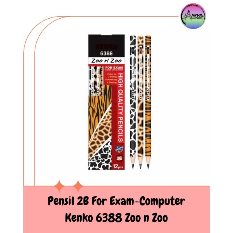 

Pensil 2B Kenko 6388 Zoo n Zoo