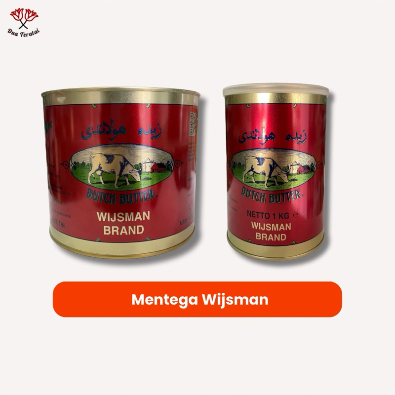 

Mentega Wijsman / Wijsman Butter kemasan kaleng 2 kg 1 kg Wisman