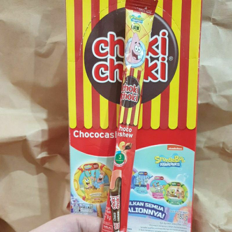 

Choki Choki Chococashew Coklat pasta dengan kacang mede Jajan anak Cokelat