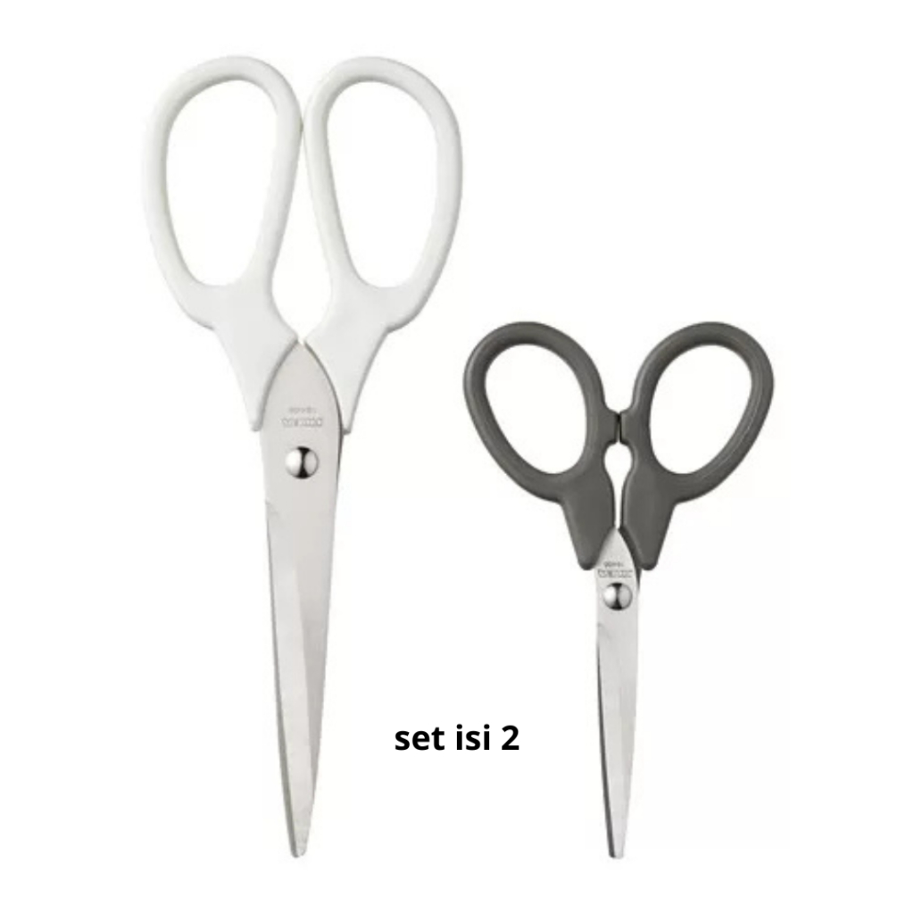 

Gunting, set isi 2, aneka warna
