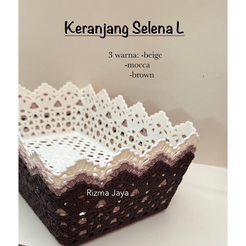 Keranjang Aesthetic Multiguna Serbaguna Selena L