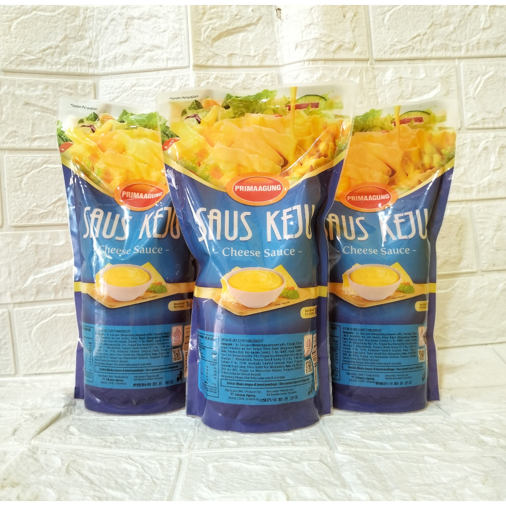 

Primaagung Saus Keju 1kg Free Bubble Wrap dan Dus Tebal