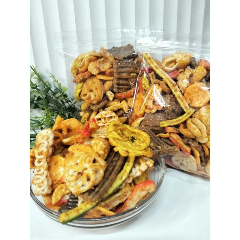 

seblak mix pedas gurih 1kg,1/2kg, 1/4kg I Snack cemilan murah I Kens Snack Karawang