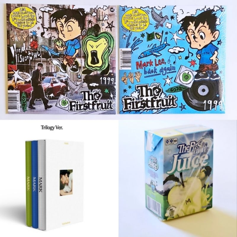 MARK 1st Album - The Firstfruit (Trilogy Ver., Square Flap ver., FirstJuice ver.)