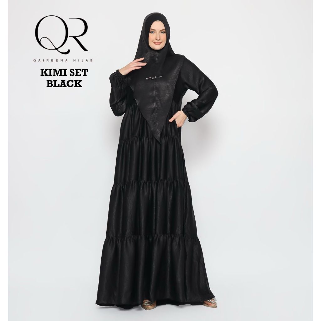 Kimi Series | Qaireena Hijab | Gamis Dress Wanita