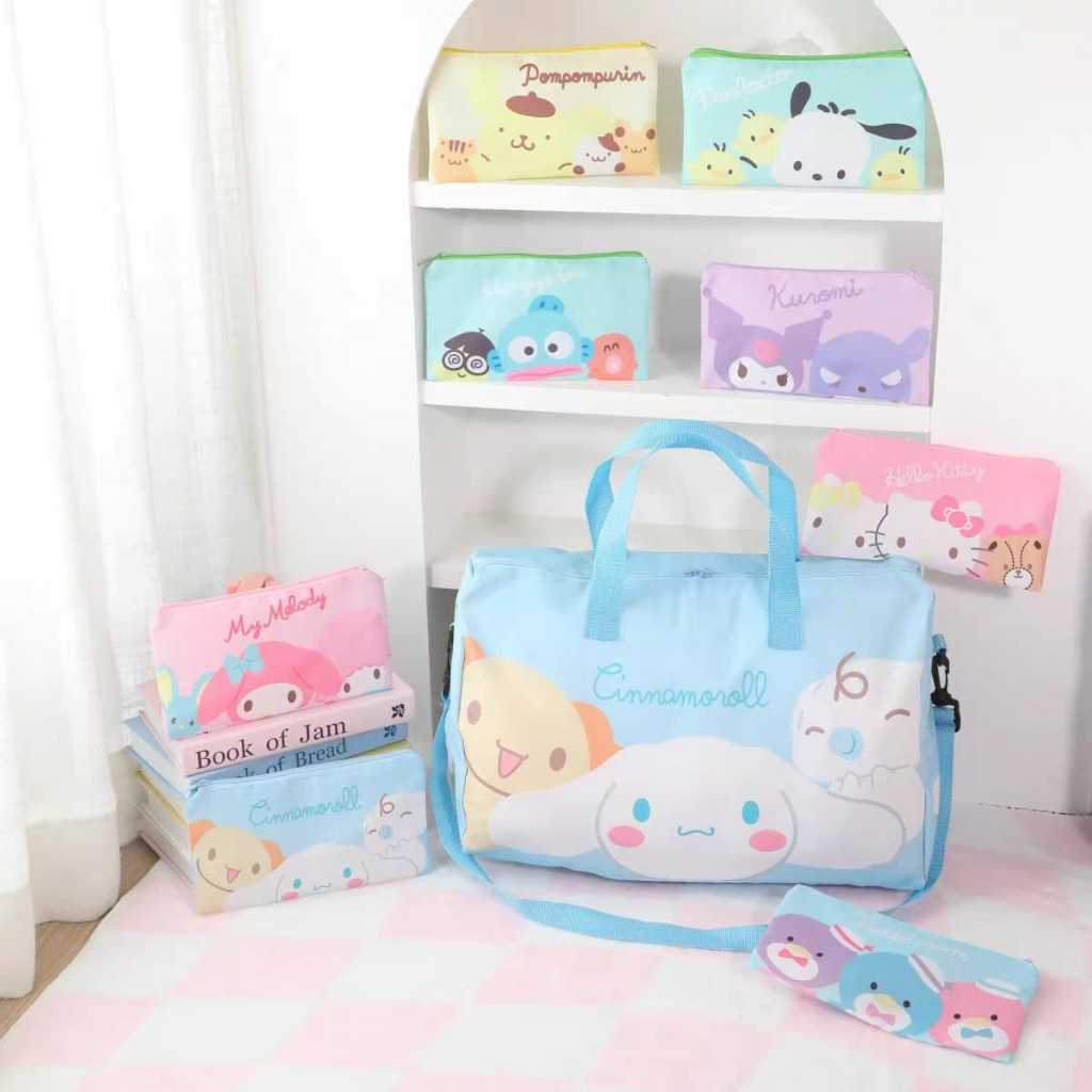 Travel Bag Tas Lipat Selipan Koper Sanrio Lucu
