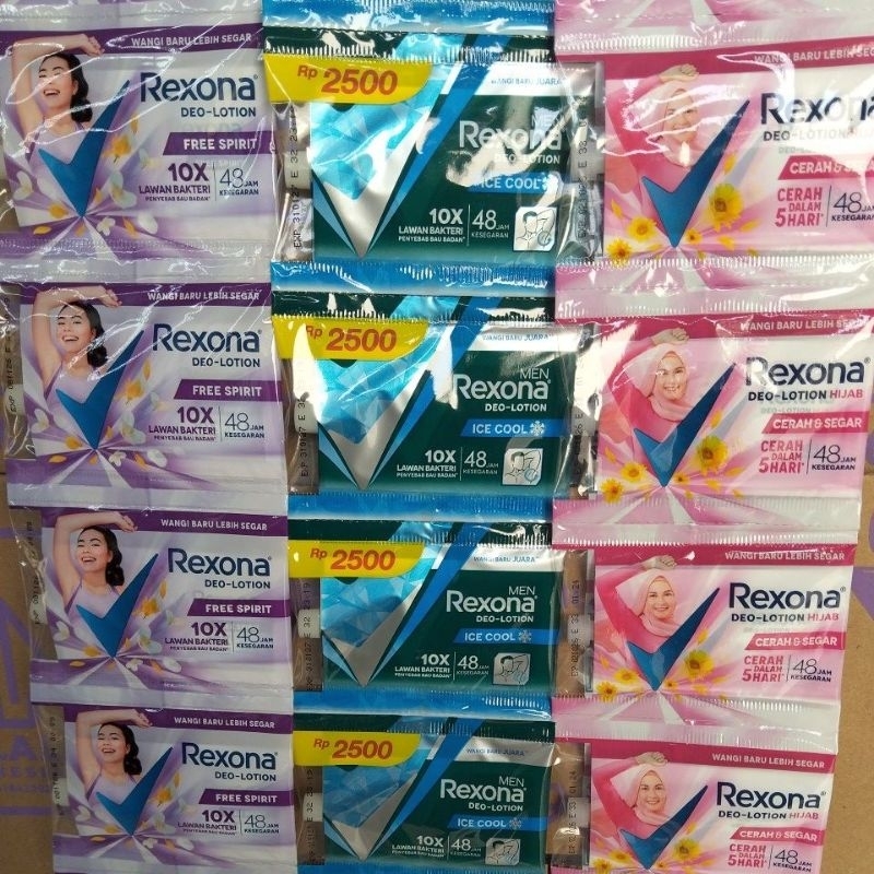 reksona Deo lotion deodorant sachet