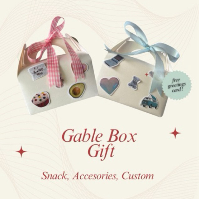 

Gable Box Gift Tanpa Isian