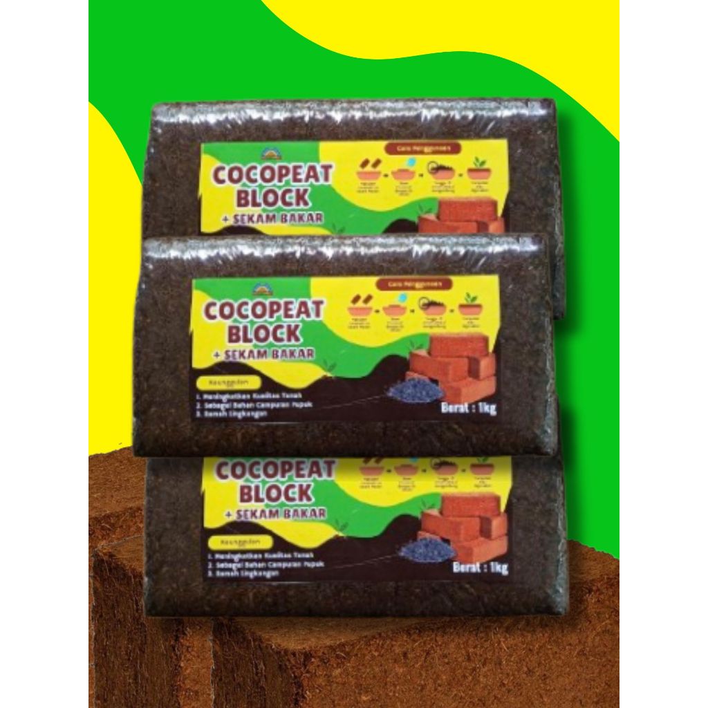 RAMAH LINGKUNGAN  Cocopeat Jumbo 1 Kg, Cocopeat Lembaran 1 Kg