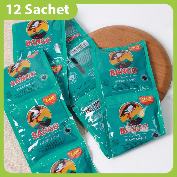 

[12 Sachet] Bango Kecap Manis Bango 25 gr (Kemasan Sachet)