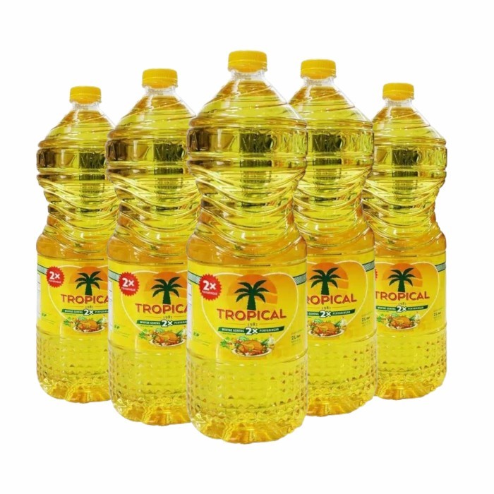 

Minyak Goreng Tropical 2 L (1 Krat/ isi 6 Botol) Pengiriman Instan/ Samday