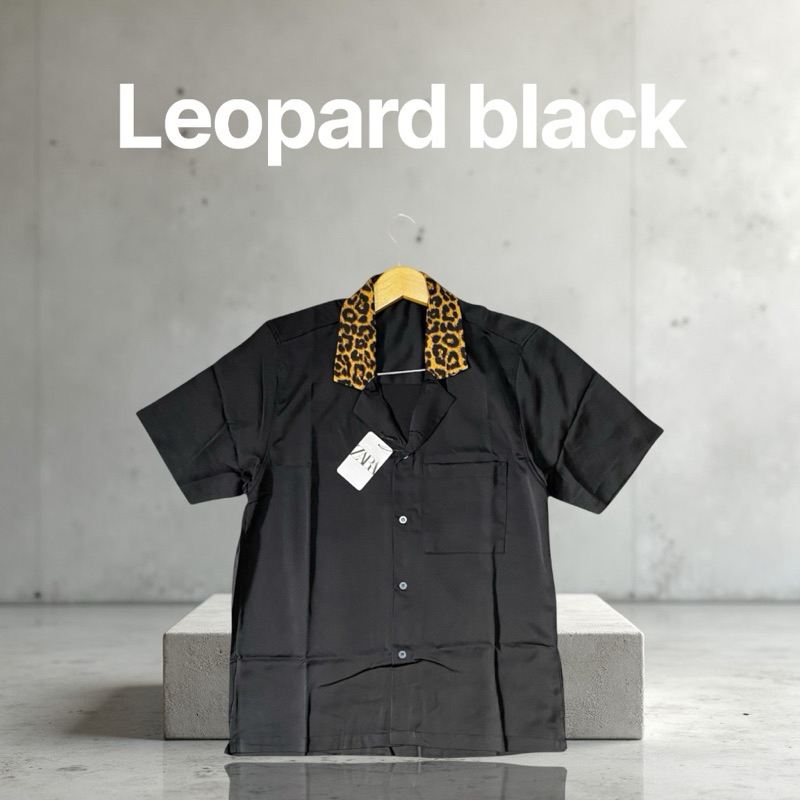 Kemeja pria wanita hawai rayon motif oversize unisex