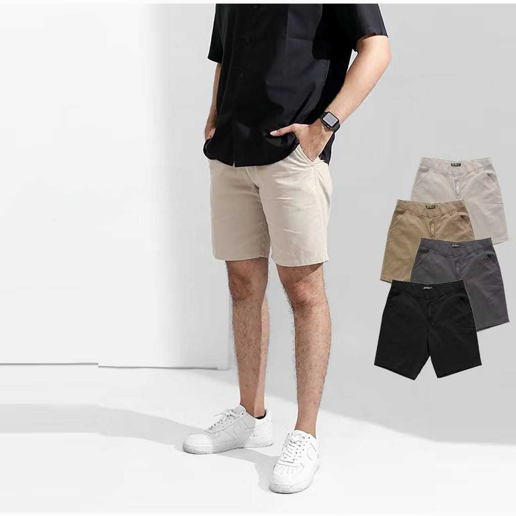 CELANA PENDEK CHINOS PRIA/COWOK DEWASA DISTRO/KEREN KAIN KATUN MURAH