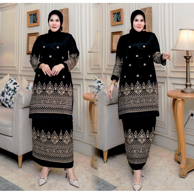 New Set Baju Kurung Bordir - Baju Kurung Modern - Kebaya Modern - Kebaya Baju Kurung Padang - Baju K