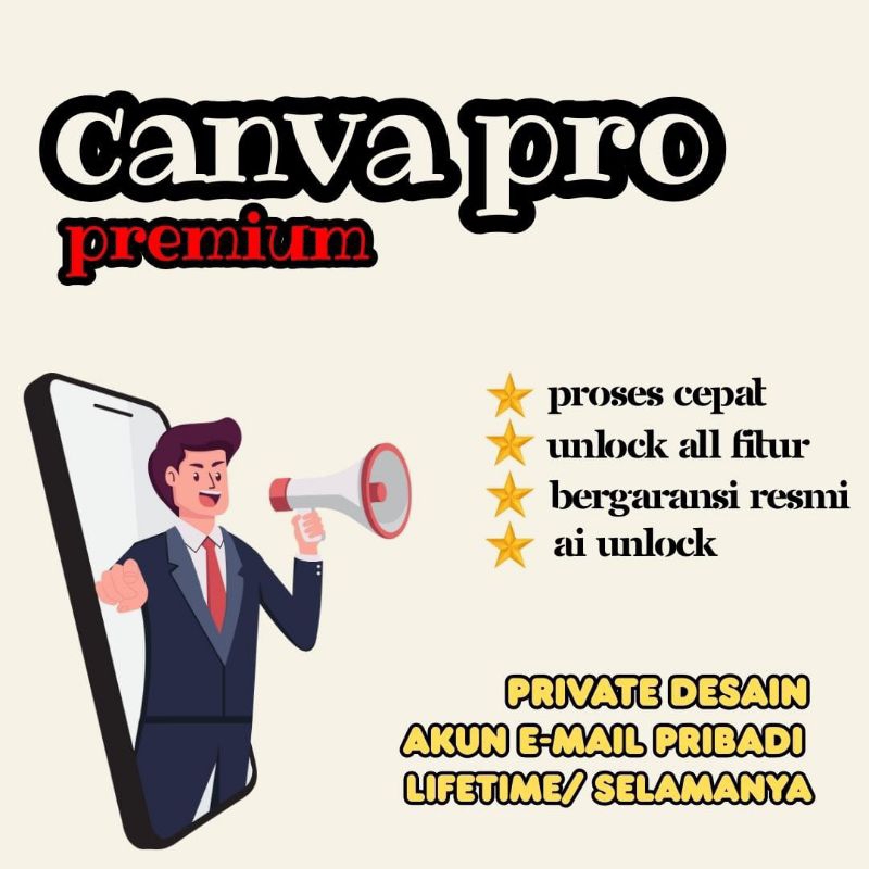 CANVA PRO PREMIUM BRANDKIT SUPPORT ALL DEVICE LIFETIME BERGARANSI
