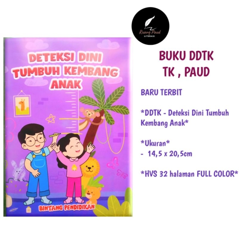 Buku DDTK (Deteksi Dini Tumbuh Kembang Anak) Anak PAUD
