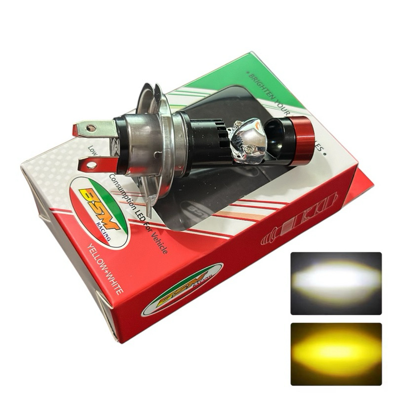 Lampu LED laser H4 ala ala bluelens socket H4 vixion byson gl cbr ninja crf klx mxking dll