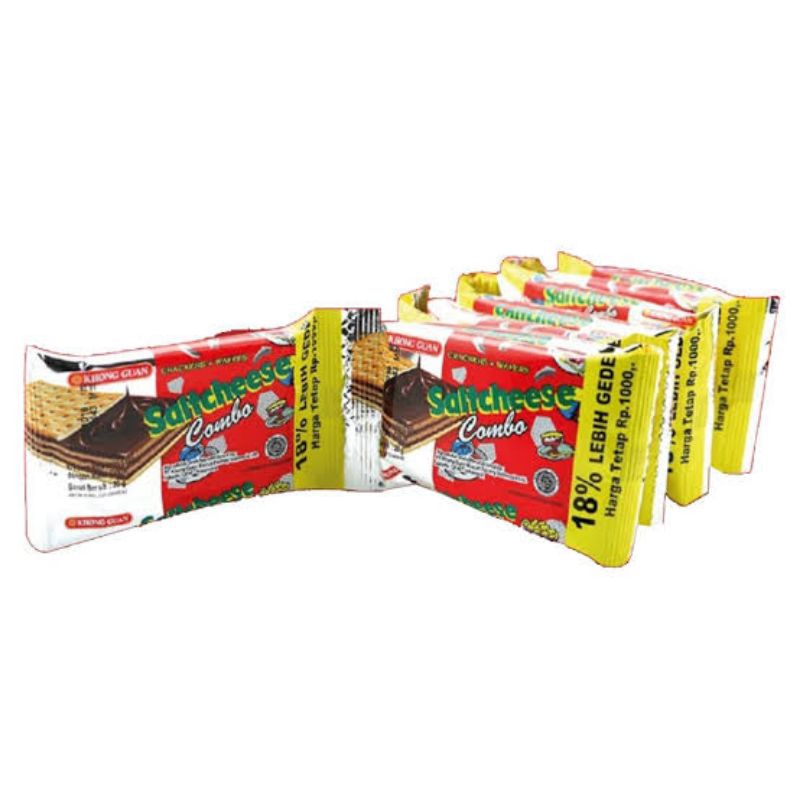 

KHONG GUAN SALTCHEESE COMBO 1 PACK ISI 10 BKS