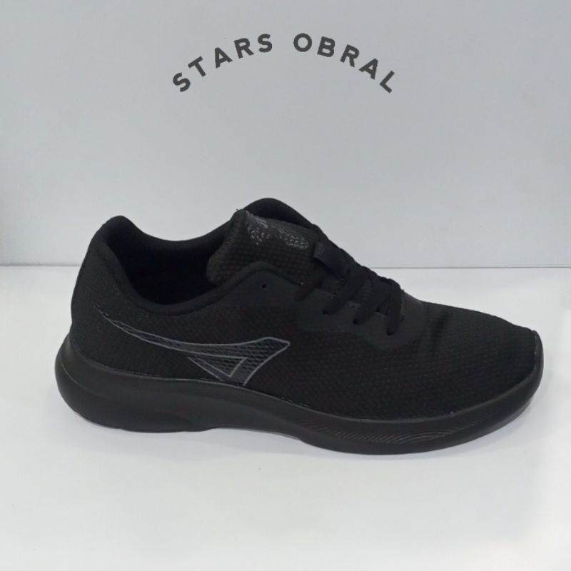 Sepatu Sekolah/ Running Pria dewasa Ardiles Black Full