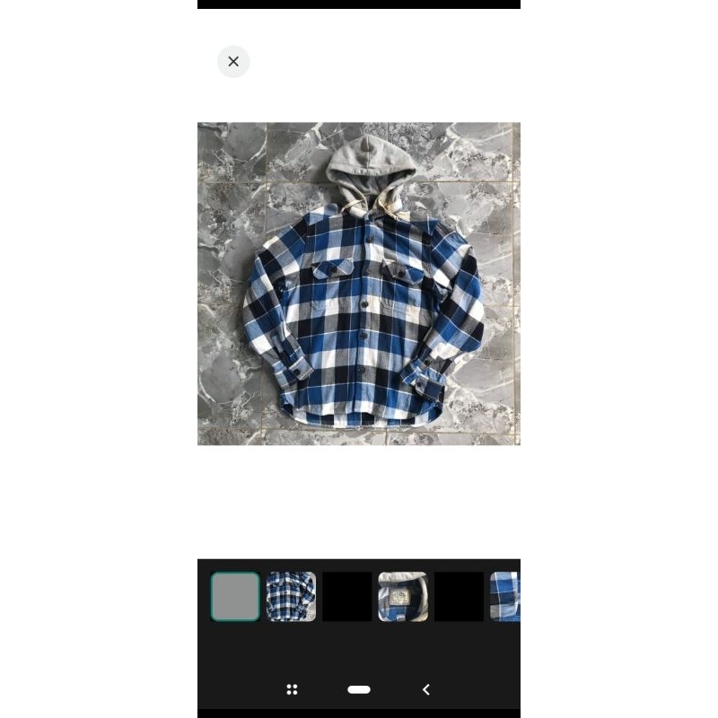 topvalu flanel hoodie