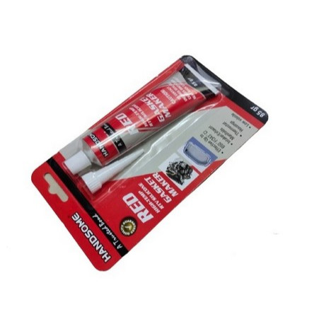Lem RED Sealant Tube / Lem High Temperature RED Silicone BESAR 85gram