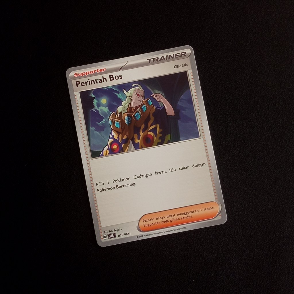 Perintah Bos Pokemon TCG Indonesia Trainer Supporter