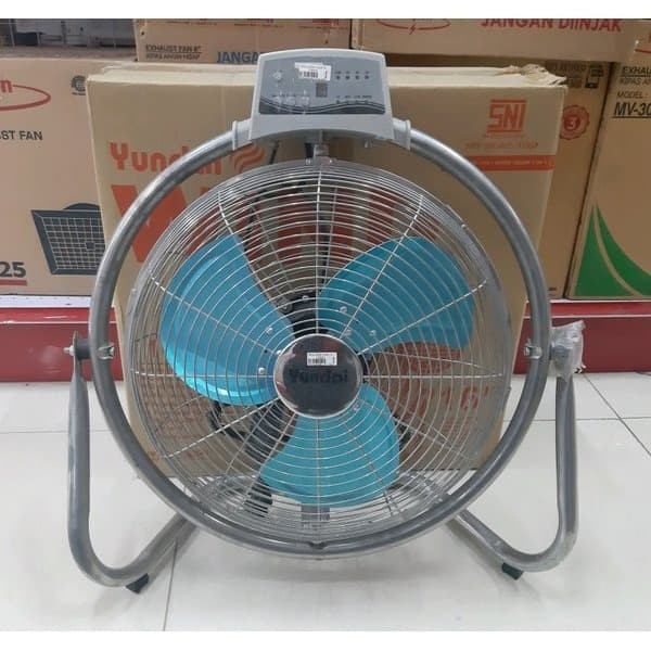 Kipas Angin Besi 16" YUNDAI 16R Floor Fan + Remote Control / Wall Fan 16 inch / 16 inci