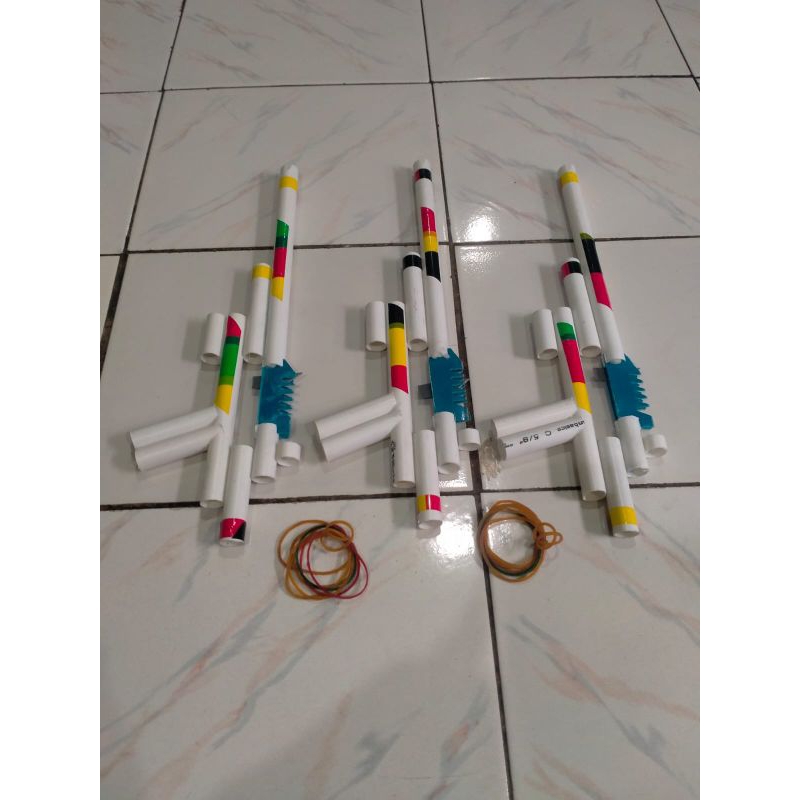 Mainan Tembak Pvc Peluru Karet /Pistol Mainan Anak