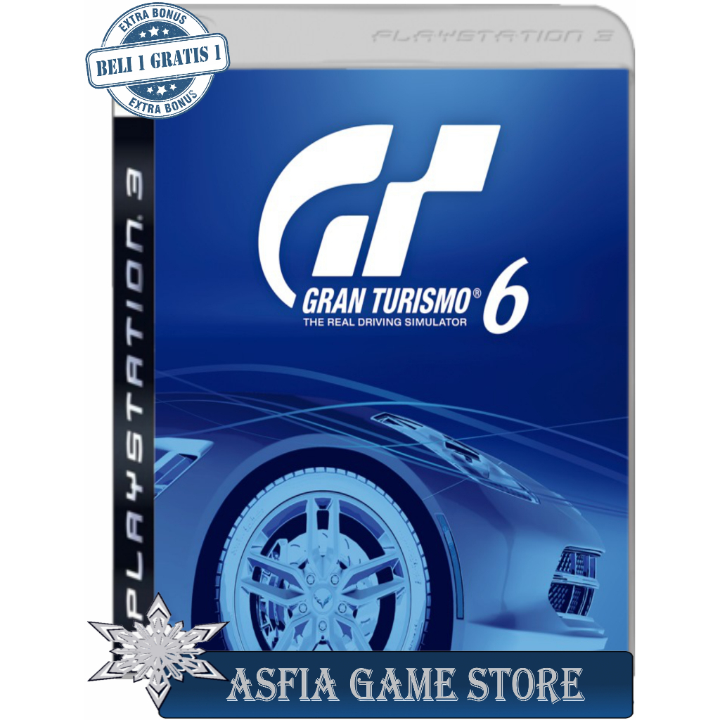 GRAND TURISMO 6 DVD Kaset Game PS3 PKG CFW HEN MULTIMAN