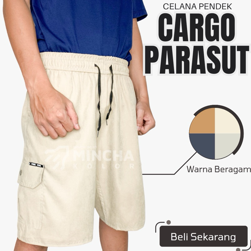Celana Pendek Cargo Short Parasut Pria Celana Cargo Pendek Pria Dewasa Parasut Celana Pendek Parasut