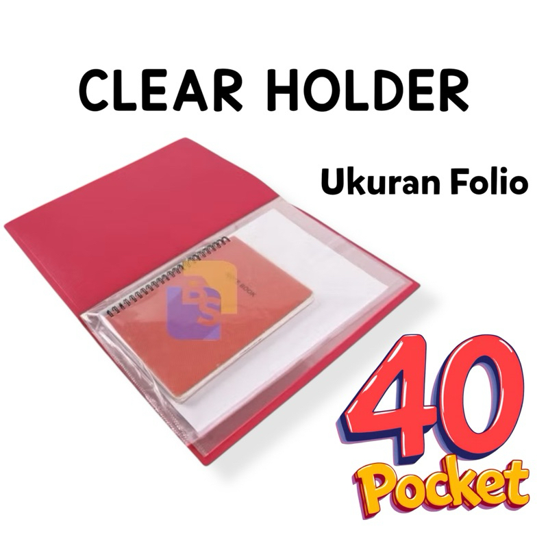 

Clear Holder Dataplus 40 Pocket Ukuran Folio - 1 Pcs