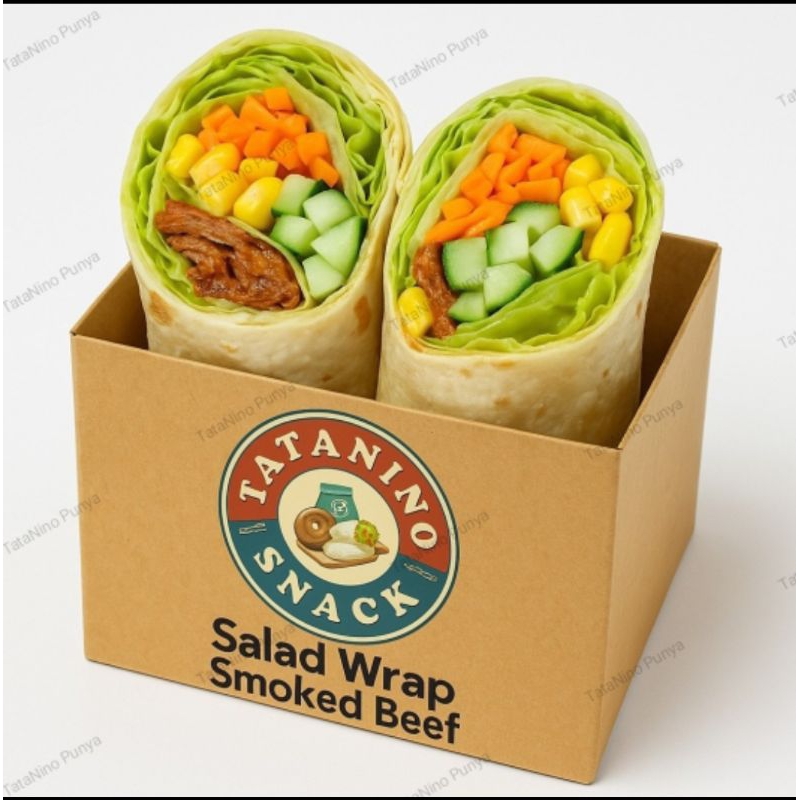 

Smoked Beef Salad Wrap